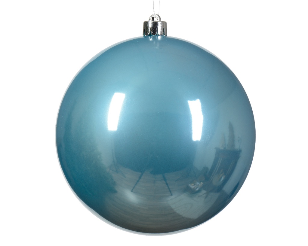 Boule de noel dia:14cm Bleu Sucré