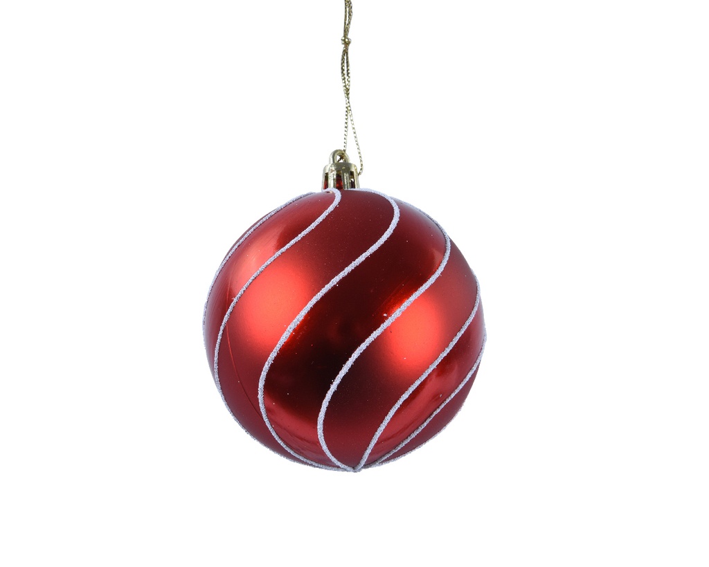 Boule de noel brillant mat dia:8cm assorti (copie)