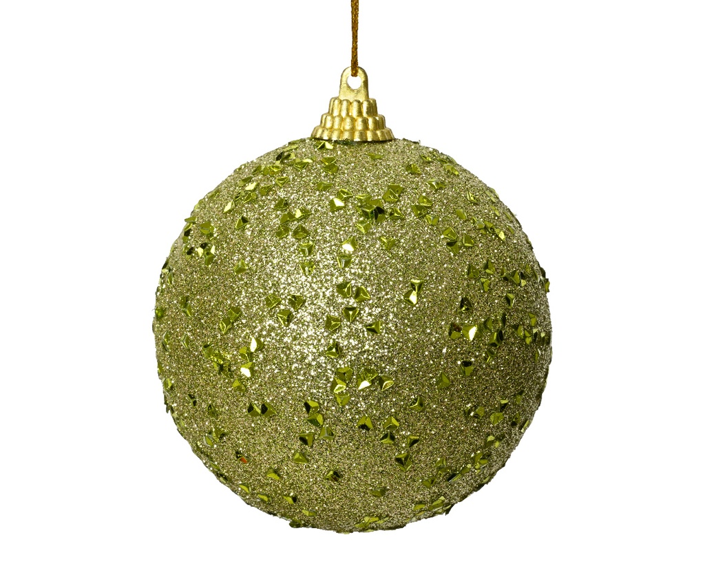 Boule de noel paillette dia:8cm Violet (copie)