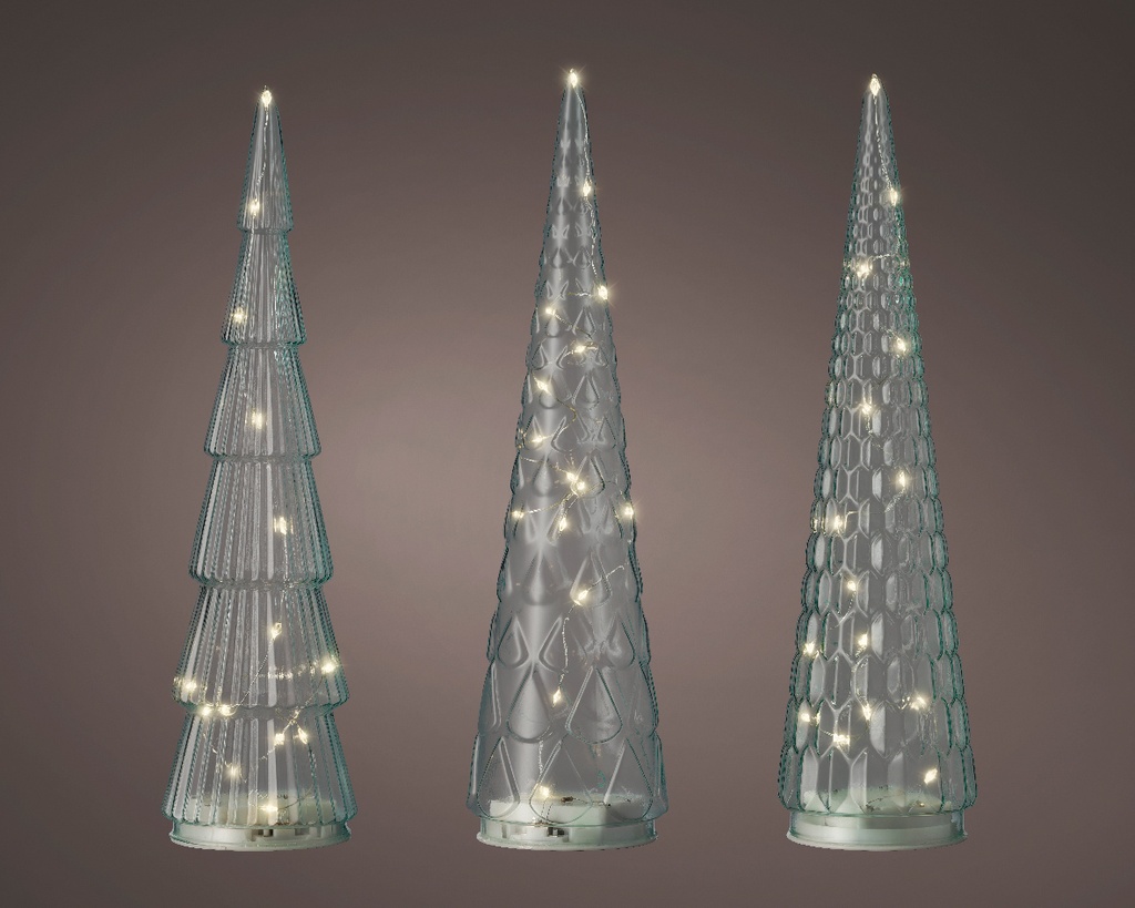 Sapin lumineux mirco led dia:9cm H:35cm
