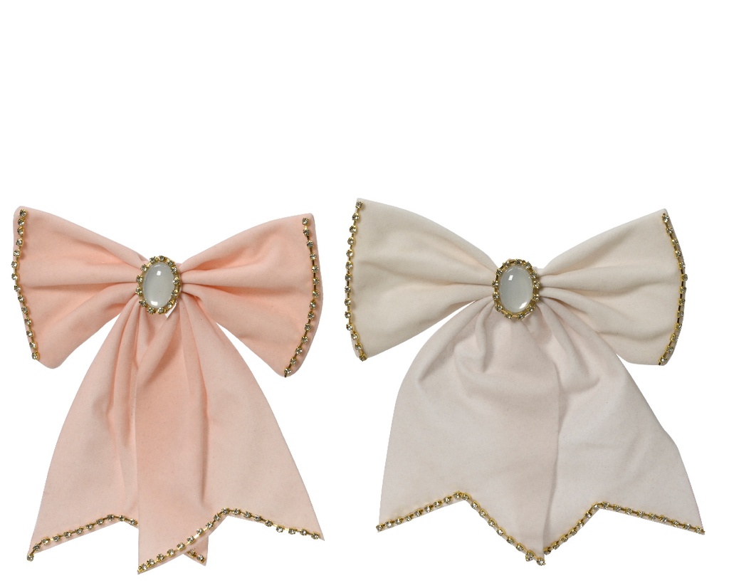 Noeud velours 22*3*17cm