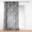 Panneau à oeillets 140x260cm voile sable imprimé CABANA Noir