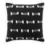 Coussin déhoussable 45x45cm coton recycle +fils coupe imprime linechic jaune (copie)