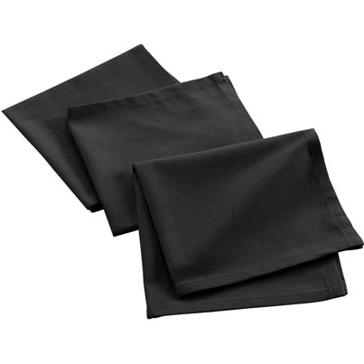 3 SERVIETTES DE TABLE 40 x 40 CM COTON RECYCLE UNI MISTRAL MOUTARDE (copie)