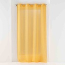 Panneau à oeillet 140x180cm voile sable SANDRA Jaune