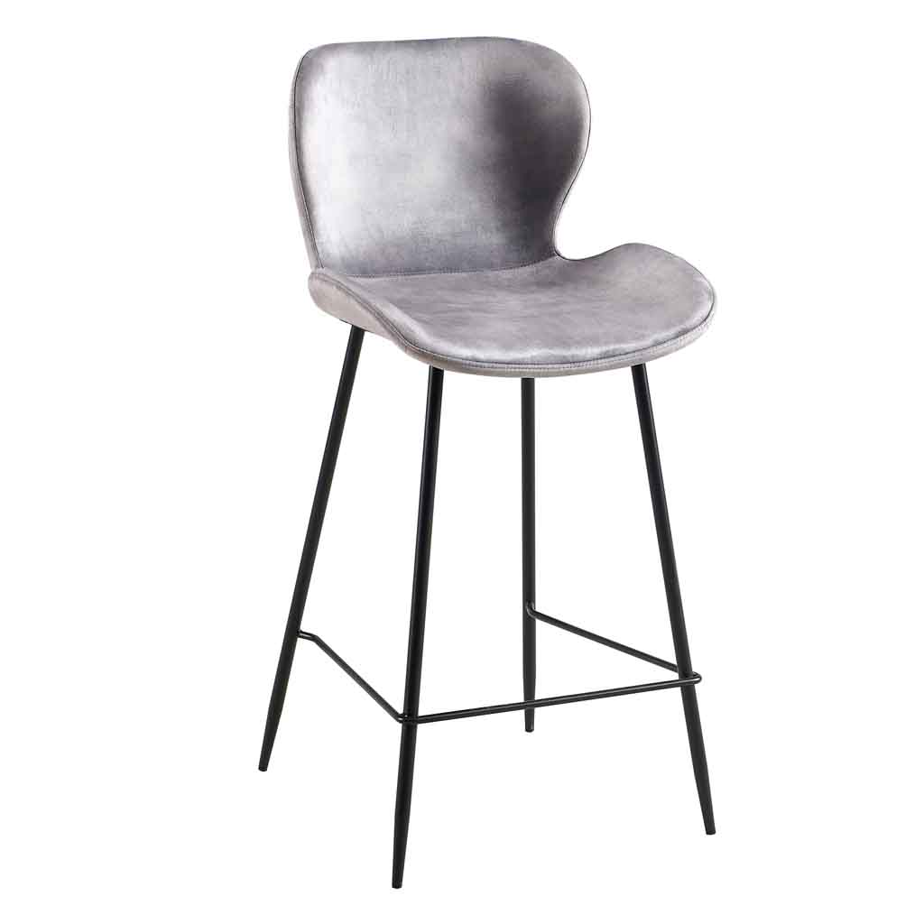 Chaise de comptoir Gris
