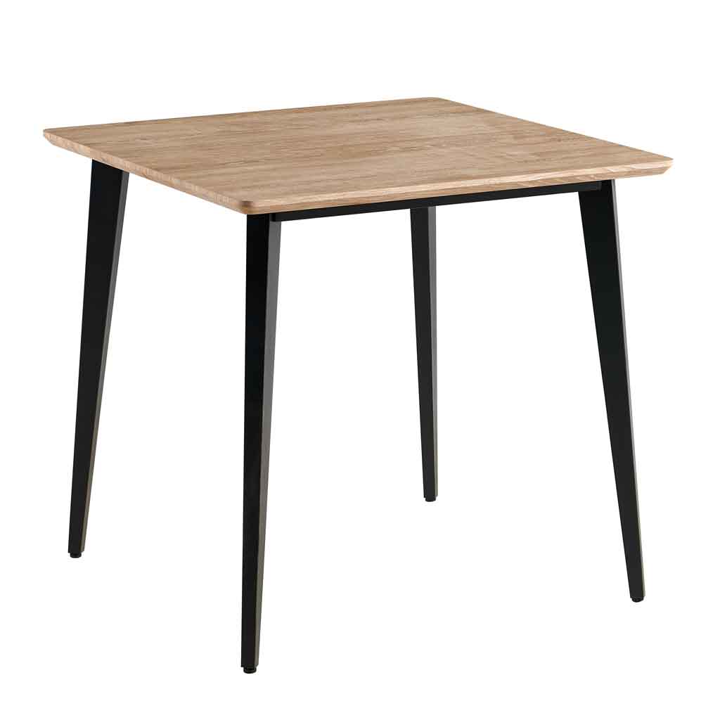 Table à manger H76xL80xP80cm Bois Clair