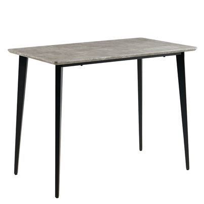 Table de comptoir H92xL120xP70cm Ciment
