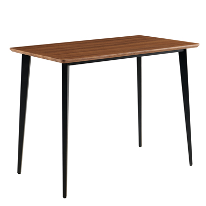 Table de comptoir H92xL120xP70cm Bois foncé