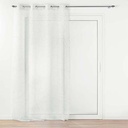 Panneau à oeillets 140x240cm voile sable imprimé LINEA