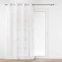 Panneau à oeillets 140x240cm voile tisse applique levita ocre (copie)