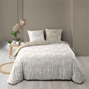 Parure 3P 240x220cm imprimé 57fils allover MALIA 100% coton