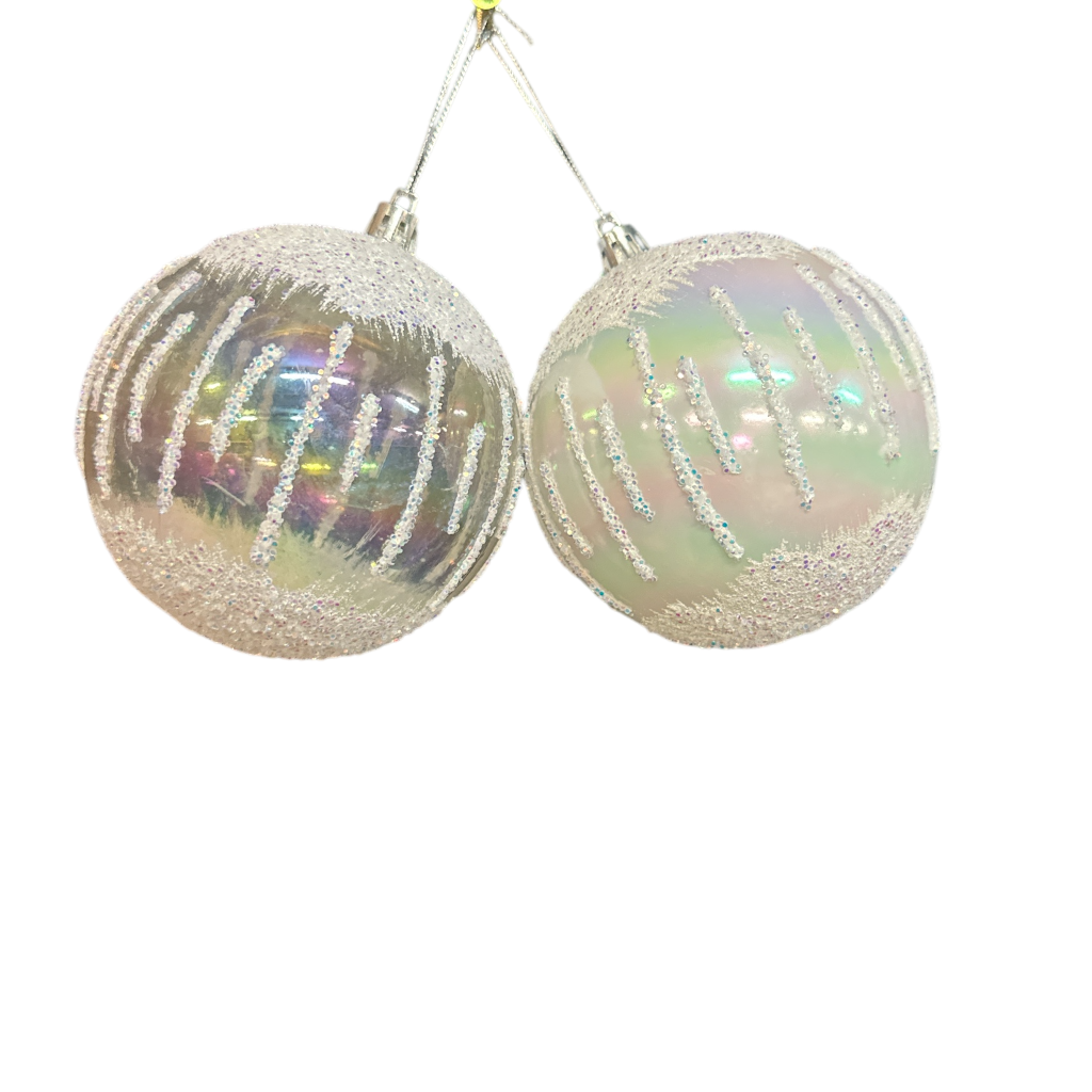Boule de noel 10cm 4pcs