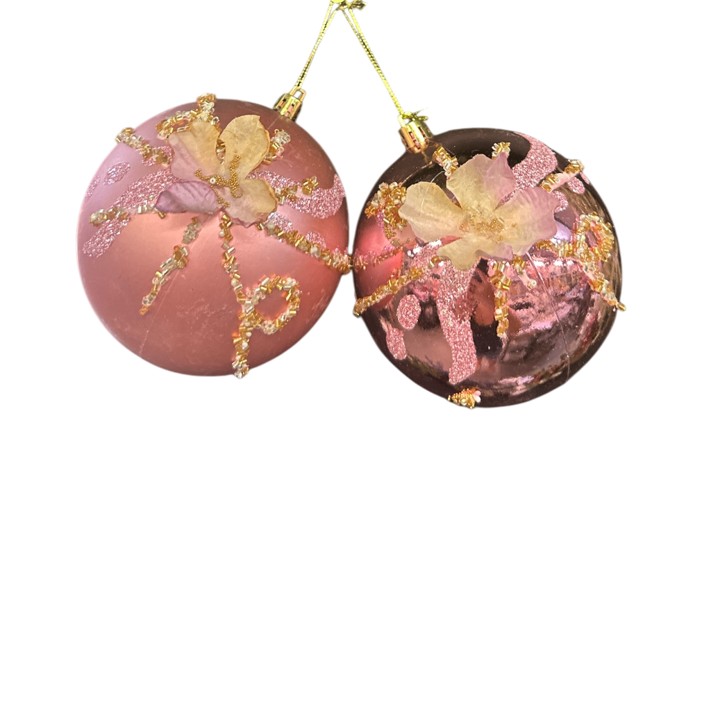Boule de noel 10cm 4pcs