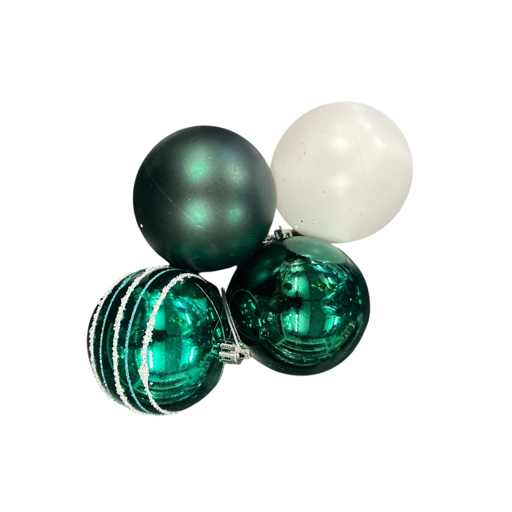 Boule de noel 8cm 24pcs