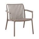 Fauteuil lounge Taupe 74*67*69