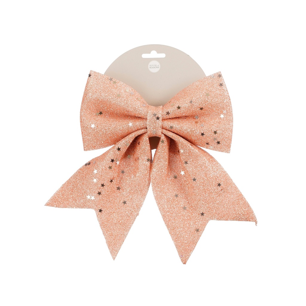 Noeud de noel h:24cm Peche