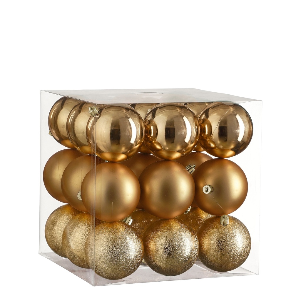 Boule de noel dia:8cm 27pcs Fushia (copie)