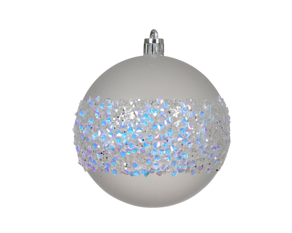 Cimier pailette 19*19*4,2cm Blanc d'hiver (copie)