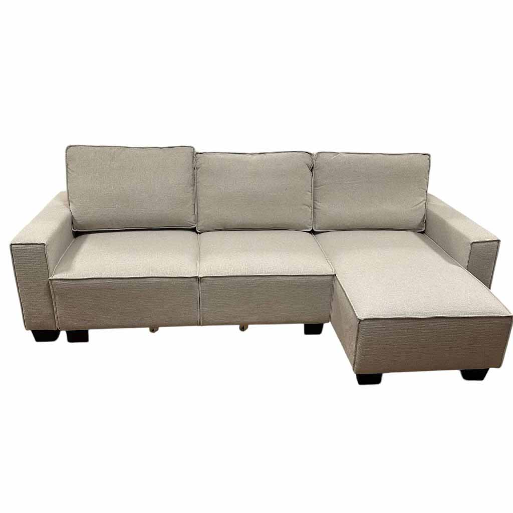 Sofa TAHITI 3P réversible et convertible Gris 260x141/84x94cm (copie)