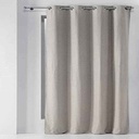 Rideau à oeillets 135x240cm occultant chambray uni CHINEA Lin