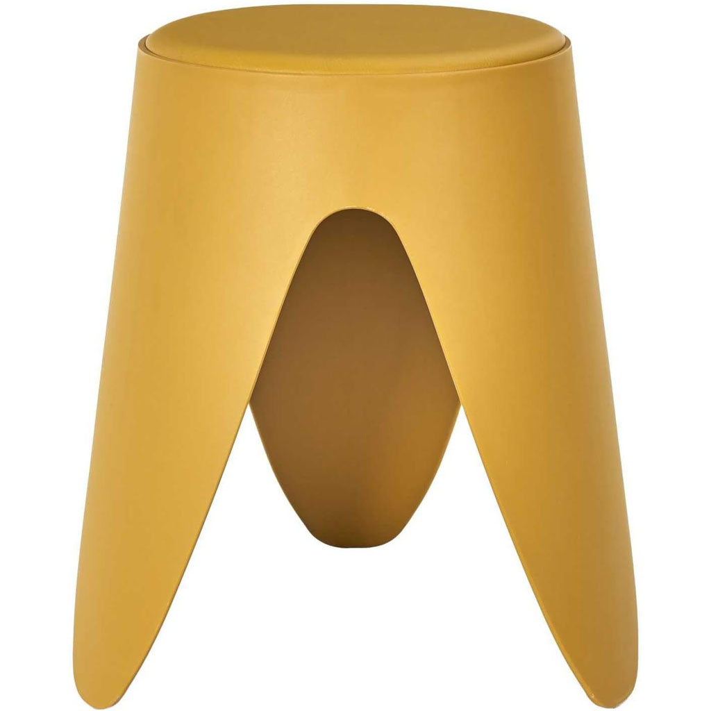 Tabouret Eve Jaune Moutarde L30*H46*P30cm