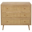 Commode 3 Tiroirs Bali H70xL90xP40cm