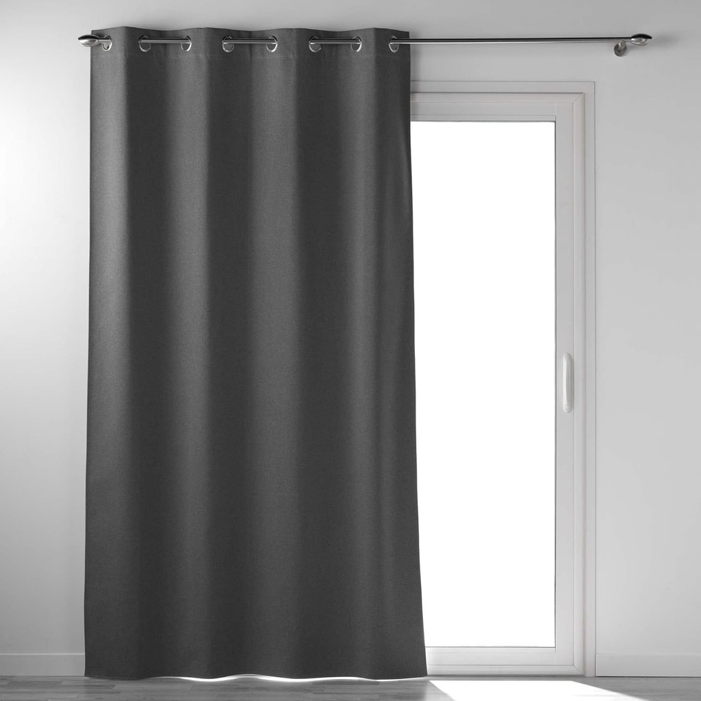 Rideau à oeillets 140x260cm polyester uni essentiel lin (copie)