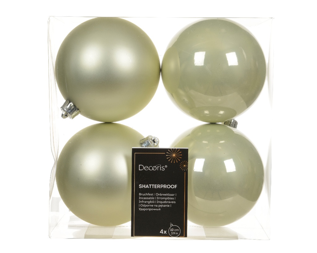 Boule de noel dia:10cm 4pcs The Vert (copie)