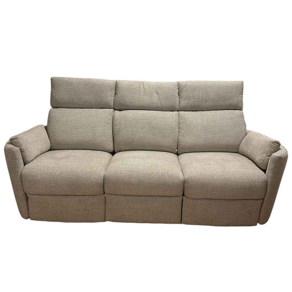 Sofa 3 places recliner électrique 103*218*99cm Mina Stone