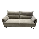 Sofa 3 places Taupe H68xL214xP97cm