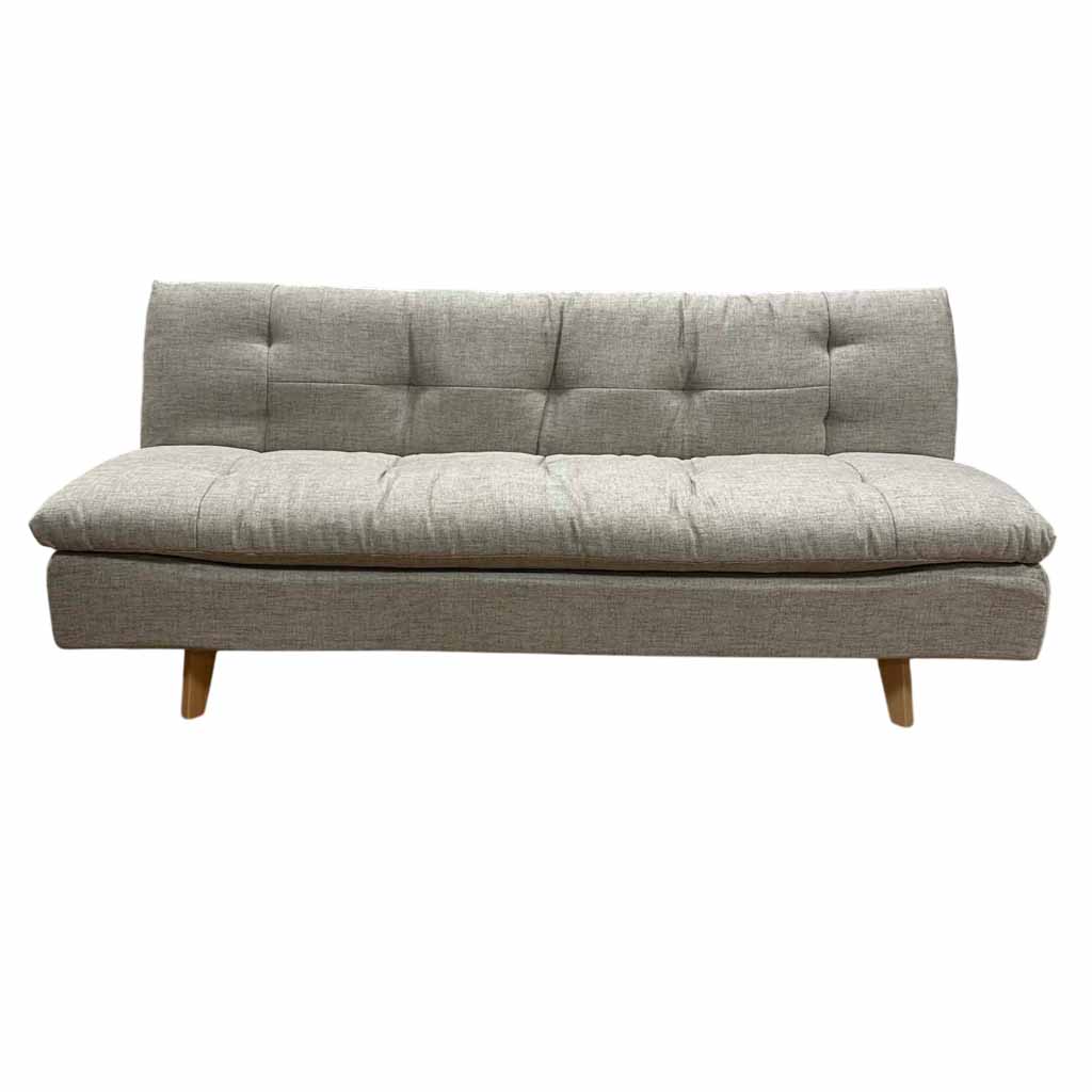 Click clack 3 places Marron clair H78xL180xP51cm / couchage H40xL180xP110cm