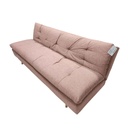 Click clack 3 places Rose H78xL180xP51cm / couchage H40xL180xP110cm