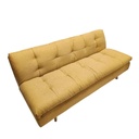 Click clack 3 places Jaune H78xL180xP51cm / couchage H40xL180xP110cm