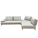 Sofa 4 ALICE places H90xL310xP108cm avec méridienne droite L202xP108cm Gris