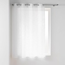 Rideau à oeillets 140x260cm 100% occultant/jacquard Darko blanc (copie)