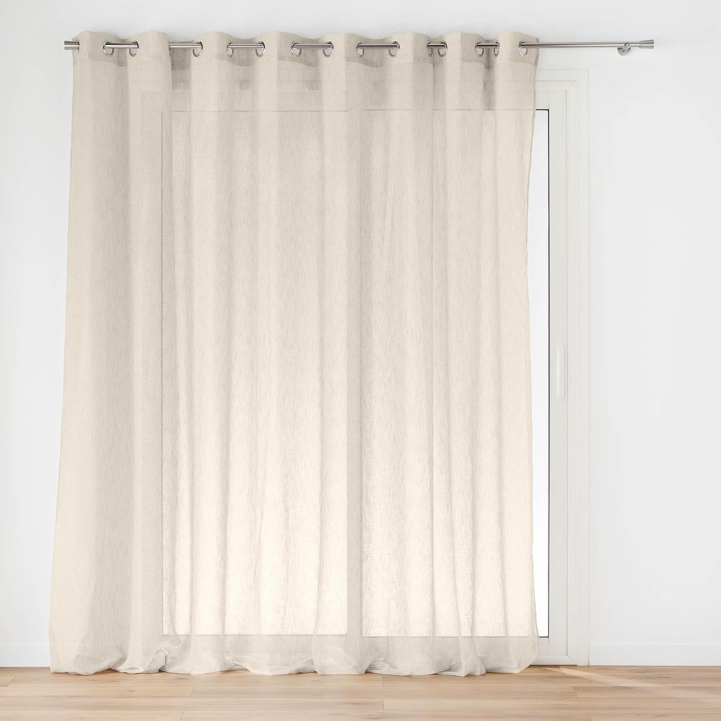 Panneau à oeillets 300x240cm voile tisse Carlin lin