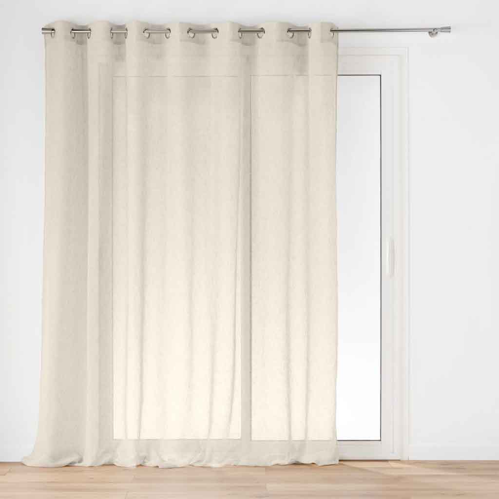 Panneau à oeillets 240x240cm voile tisse Carlin lin