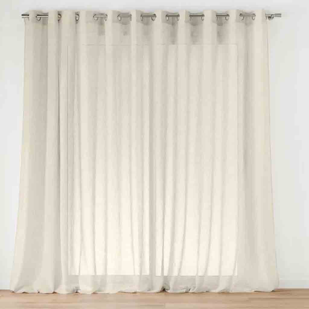 Panneau à oeillets 240x240cm voile tisse Carlin lin (copie)