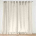 Panneau à oeillets 400x240cm voile tisse Carlin lin
