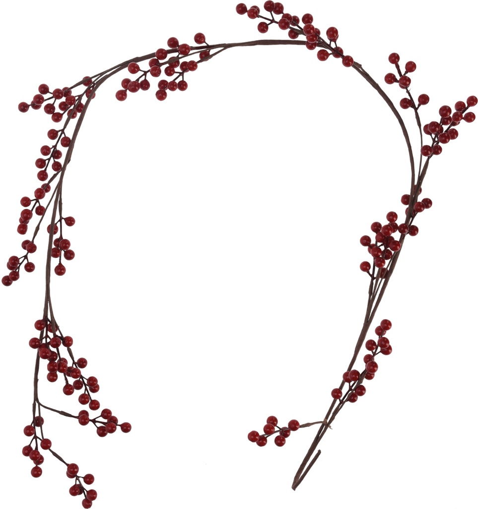 Guirlande de baie rouge 150cm