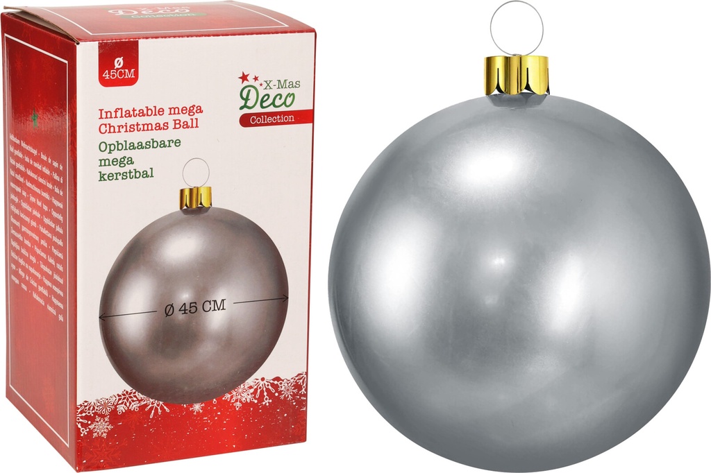 Boule de noel gonflable dia 45cm Dore (copie)