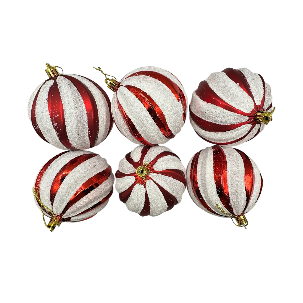 Boule de noel 10cm 6pcs