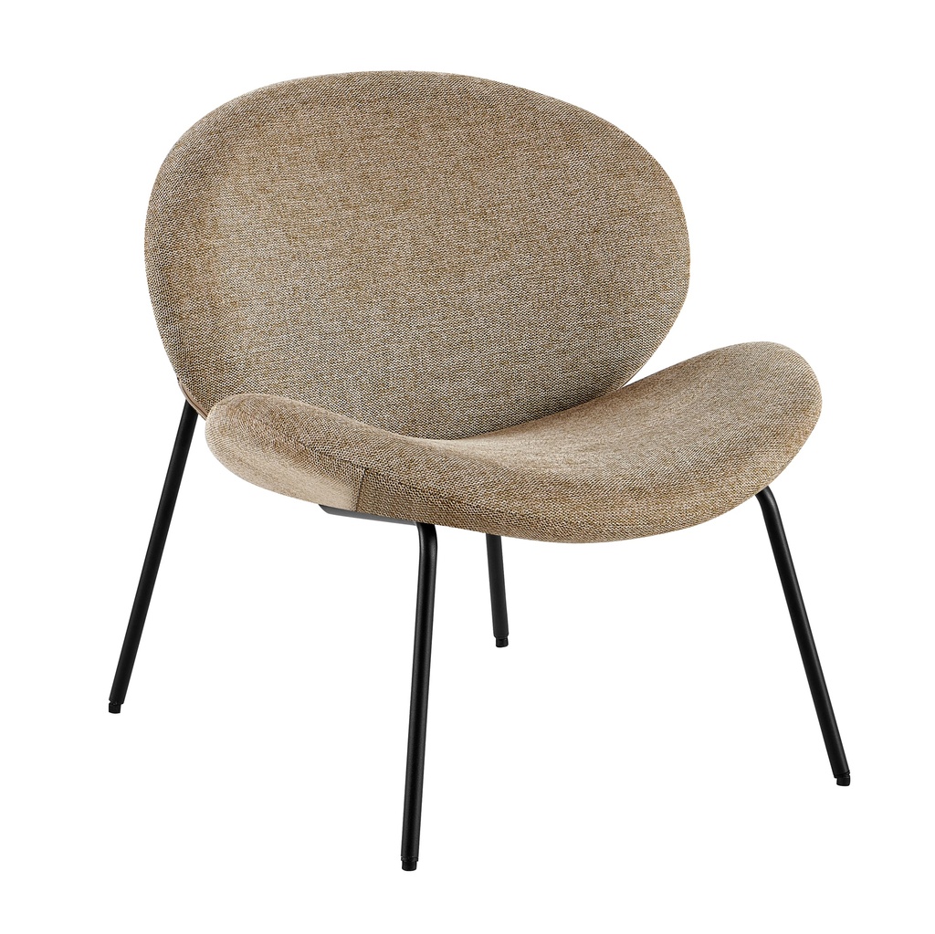 Fauteuil Marron Chiné