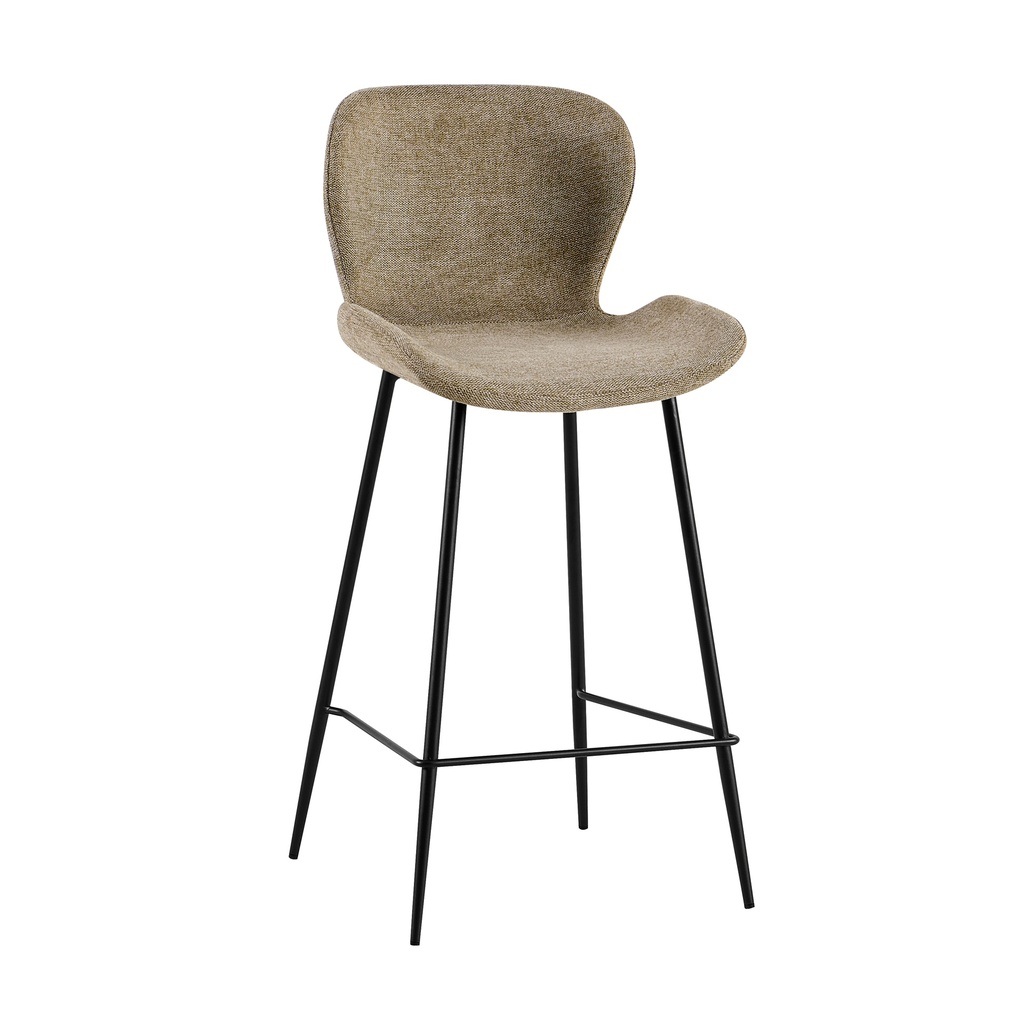 Chaise de comptoir Marron Chiné