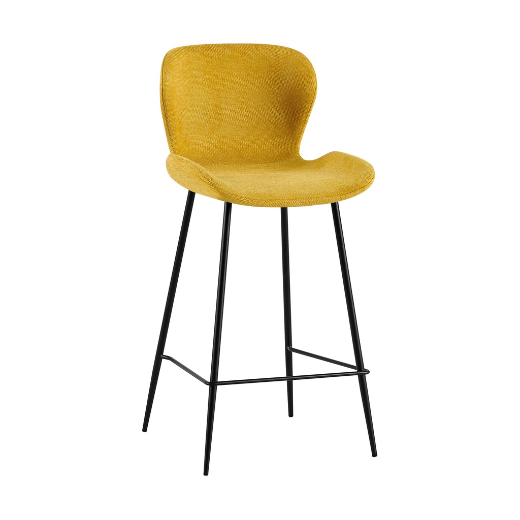 Chaise de comptoir Moutarde