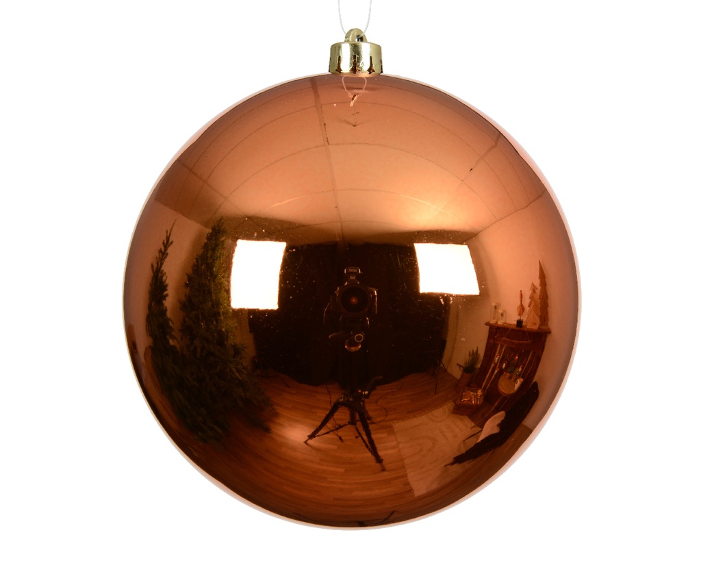 Boule de noel dia:14cm Warm Orange 