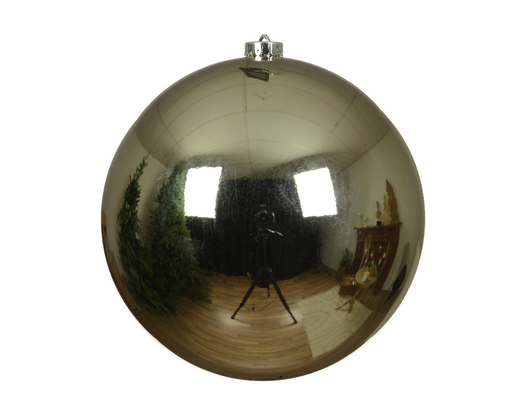 Boule de noel dia:14cm Vert Romarin
