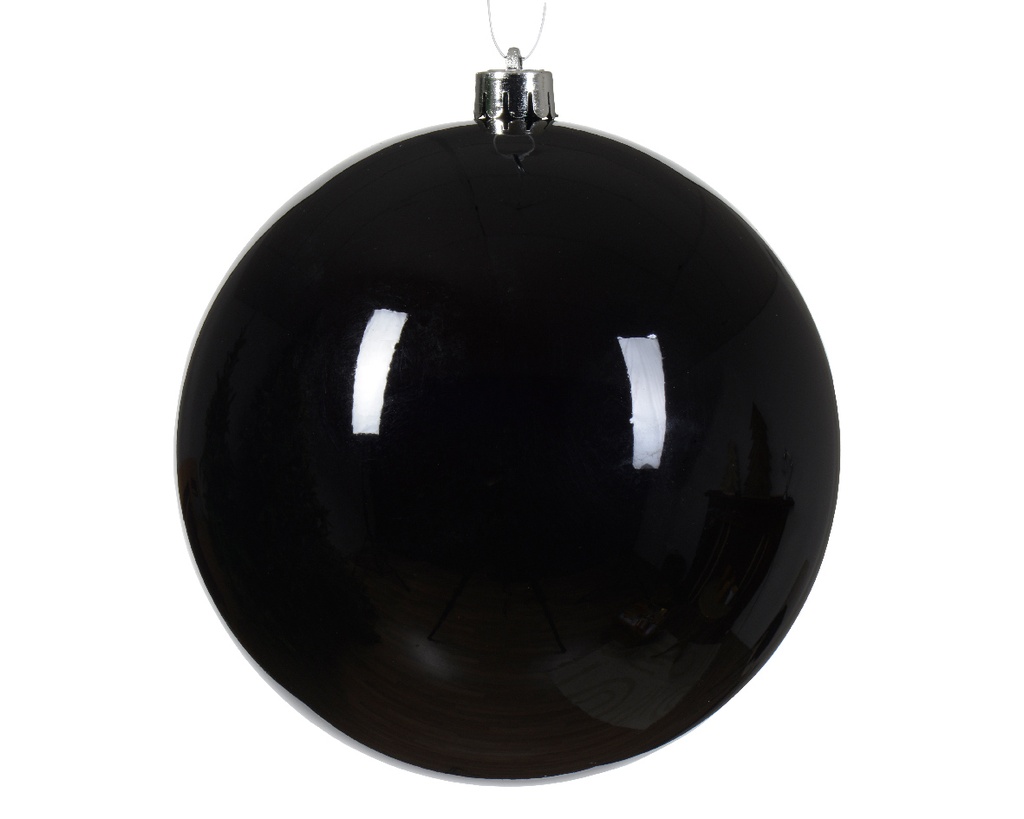 Boule de noel dia:14cm Noir
