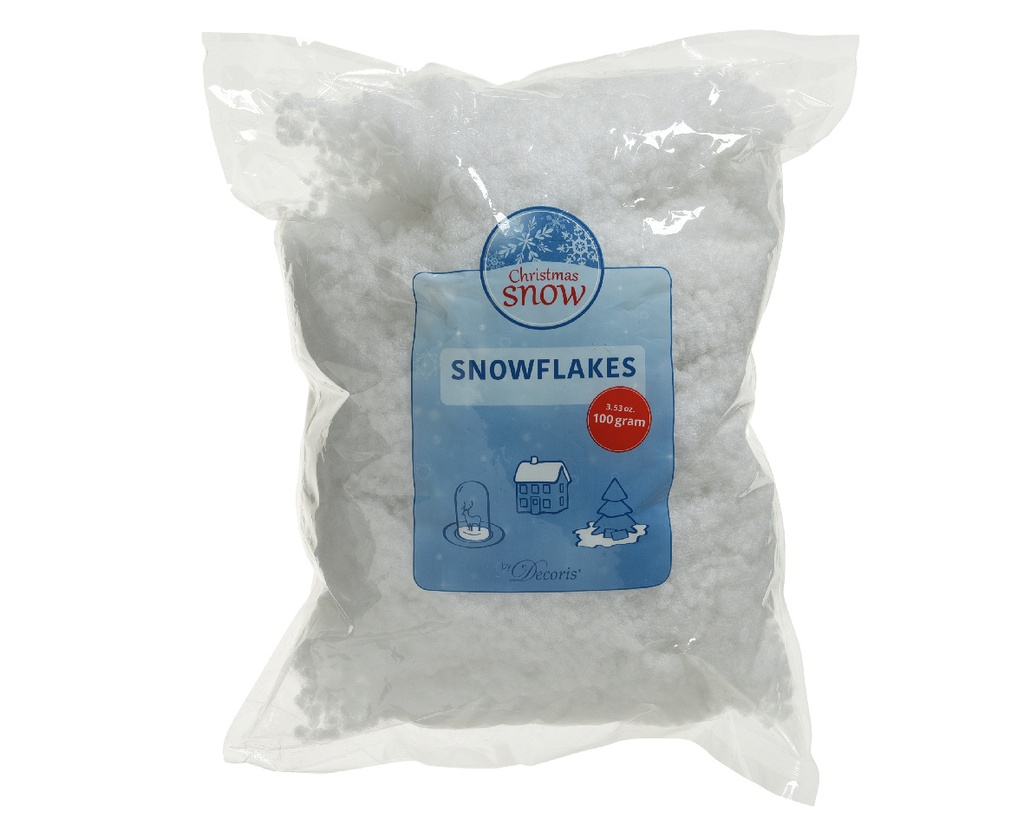 Flocon de neige polyester Blanc